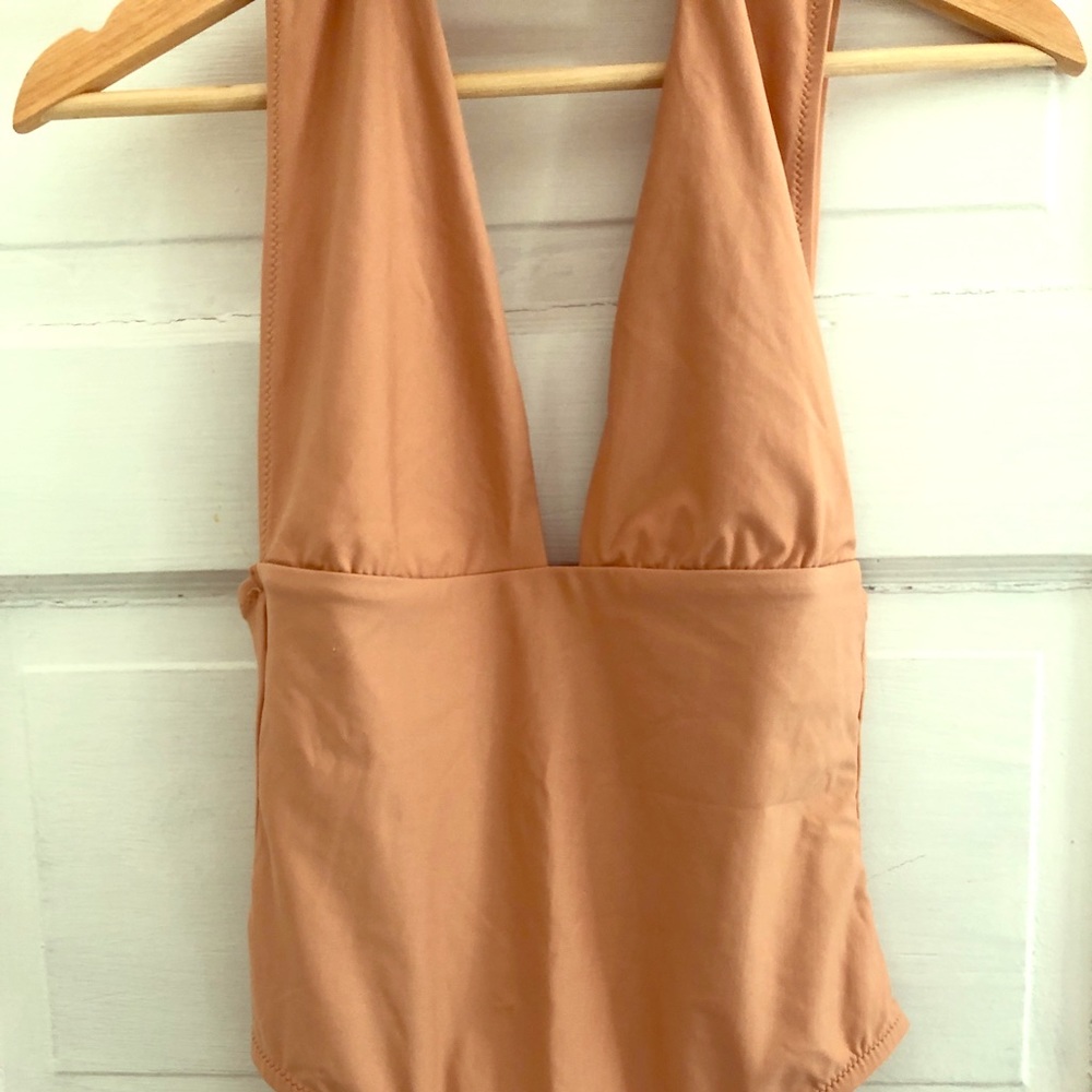 JCrew deep plunge one piece swim